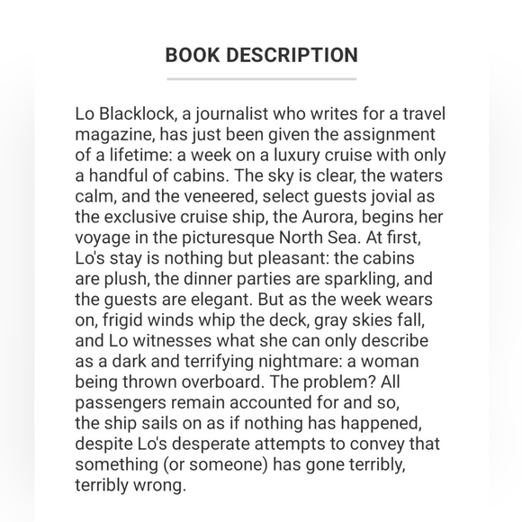 The Woman in Cabin 10 - Picture 2 of 2